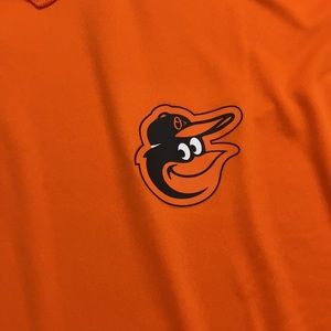 5XL Baltimore orioles collared T-shirt / orange
